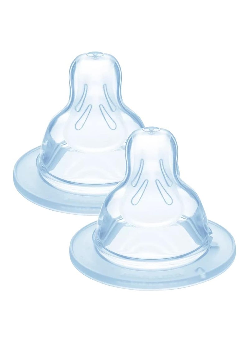 Anatomic Dummy 1 Slow Flow – Silicone – Pack Of 2 – Transparent