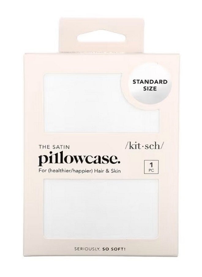 Kitsch, The Satin Pillowcase, Standard Size, Ivory