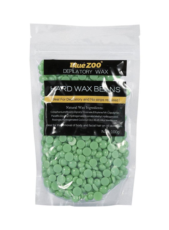 Tea Tree Infused Hard Wax Beans Green 100grams