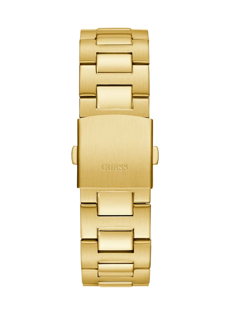 Equity Men’s Gold Tone Multi-function Stainless Steel Watch GW0703G2 - 44mm - Gold