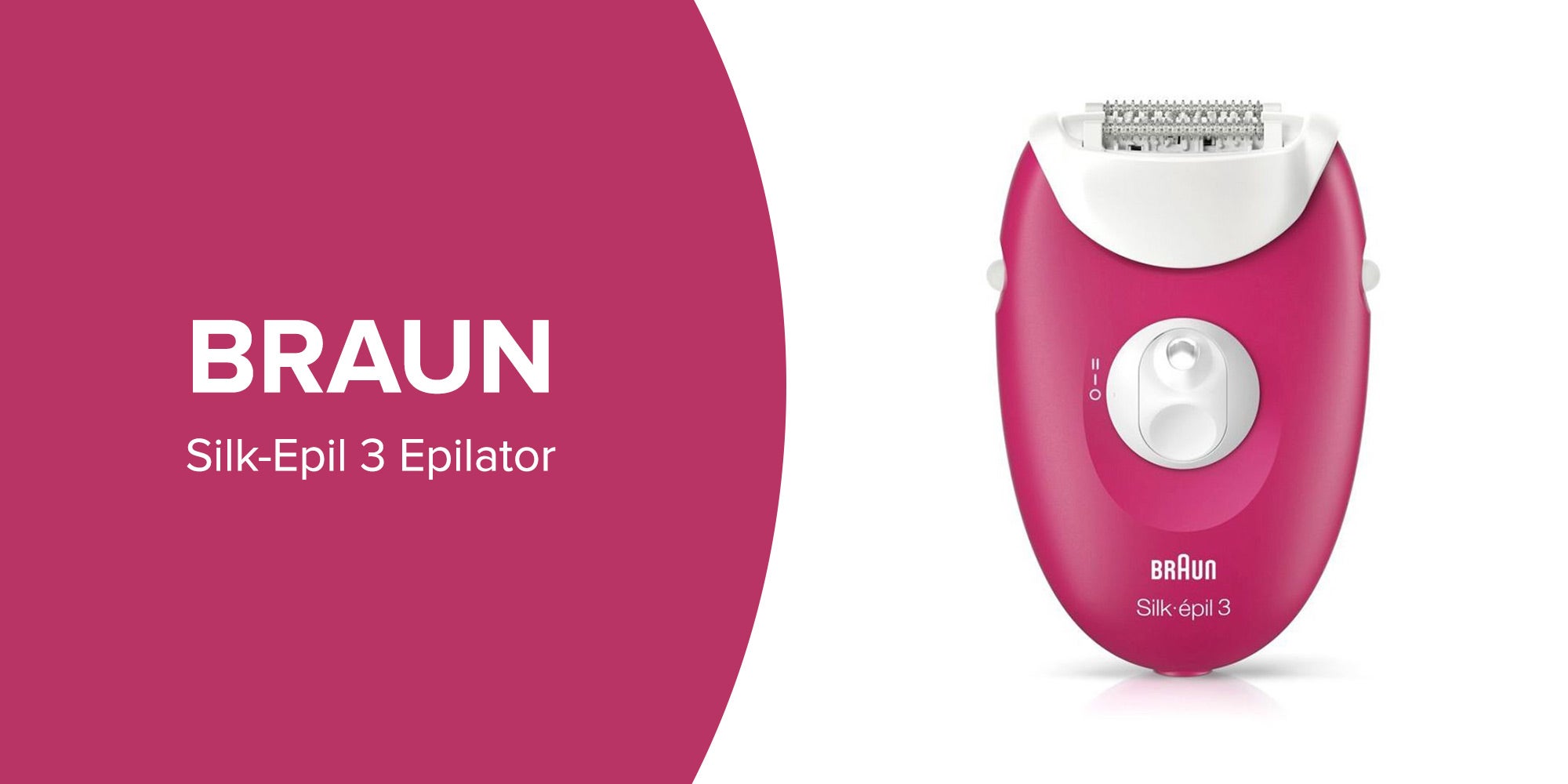 Silk-Épil 3-420, Epilator For Long-Lasting Hair Removal, Bikini Styler, 20 Tweezers Pink 0.51kg