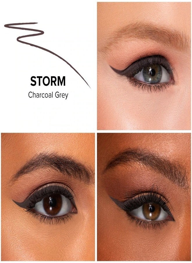 Too Faced Killer Liner 36 Hour Waterproof Gel Eyeliner Killer Storm - (Grey) 1.2g