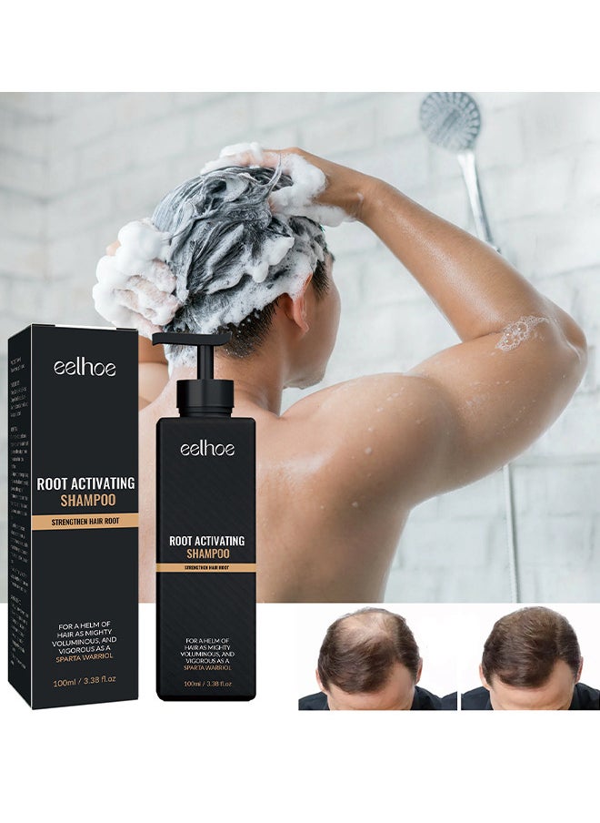 Root Activating Shampoo, Strengthen Hair Root Anti Falling And Firm Hair, Thick And Fluffy Hair, Soft And Strong Hair Repair And Care Shampoo, 100ML