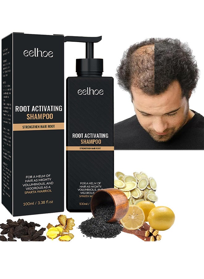 Root Activating Shampoo, Strengthen Hair Root Anti Falling And Firm Hair, Thick And Fluffy Hair, Soft And Strong Hair Repair And Care Shampoo, 100ML