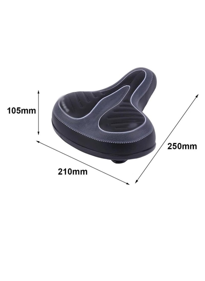 Bicycle Saddle,Reflective Shock Bike Saddle Bicycle Seat Breathable Rainproof  Road Mountain  Accessory