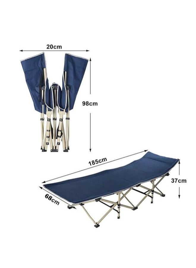 Foldable Bed for Outdoor with Portable Bag Camping Bed Lightweight Sleeping Cots for Camping