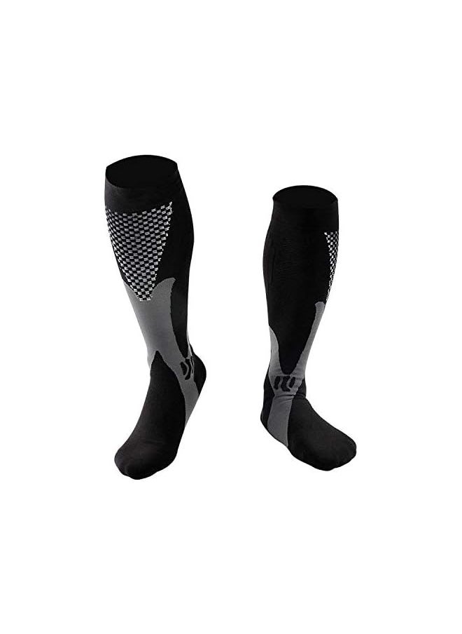 1 Pair Compression Socks For Men Athletic Football Socks