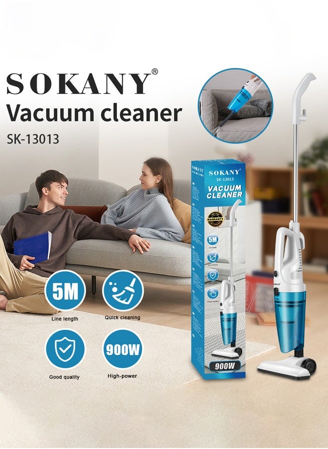 Vacuum Cleaner, 15kpa/5m Corded Upright Vacuum Cleaner,900W Suction with Multifunction Lightweight Handheld Stick Cleaner for Home, Car, Hard Floor, Carpet, Pet Hair,SK-13013