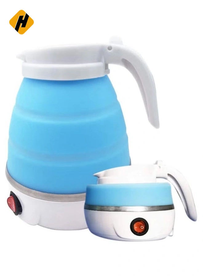 Travel Foldable Fast Boiling Portable Electric Kettle - 220V -600ML for Most Travel and Home & Office Use