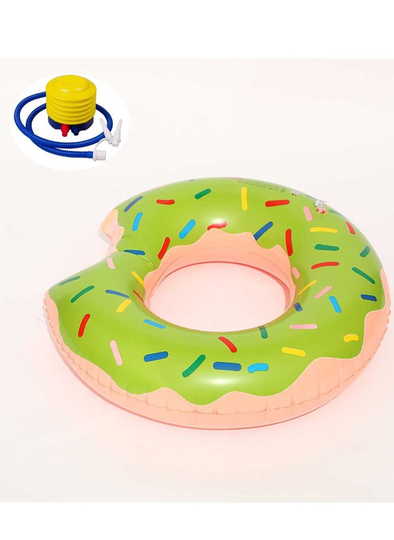 Inflatable Doughnut Shaped Floating Ring Green