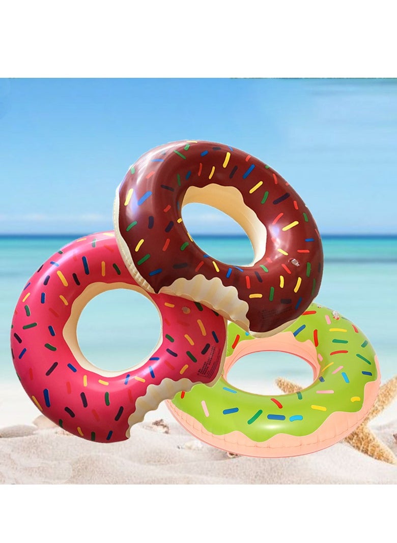 Inflatable Doughnut Shaped Floating Ring Green