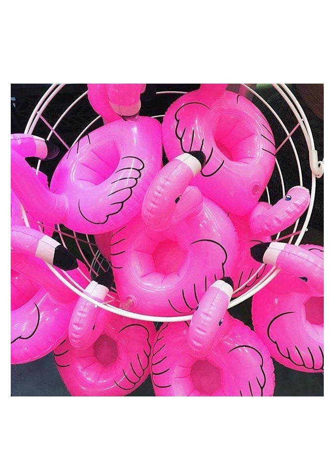 Flamingo Printed Inflatable Swimming Pool Portable Cup Holder