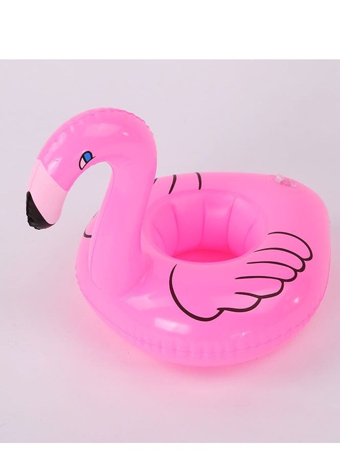 Flamingo Printed Inflatable Swimming Pool Portable Cup Holder