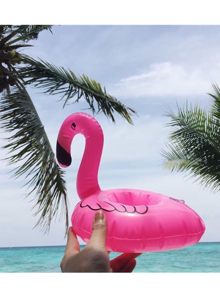 Flamingo Printed Inflatable Swimming Pool Portable Cup Holder