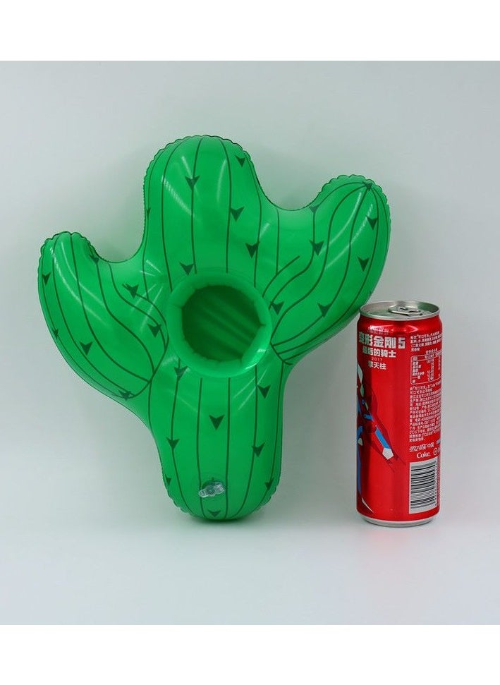 Cactus Shape Inflatable Swimming Pool Portable Cup Holder