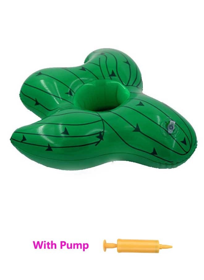 Cactus Shape Inflatable Swimming Pool Portable Cup Holder