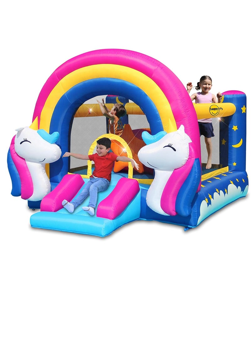 Fantasy Unicorn Inflatable Bouncer With Music Sounds