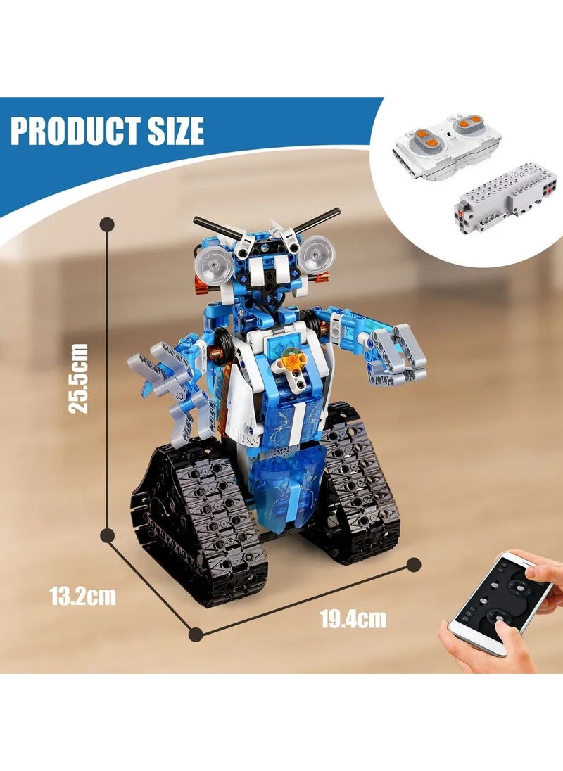 15059 Building Kit, STEM Project Robots, Remote Control and APP Control Ideas, Lightning Robot Kit, Planet Explorer Robot Building Kit, Programmable Robot Building Kit, Gifts for boys and girls, age 8 + (369PCS)