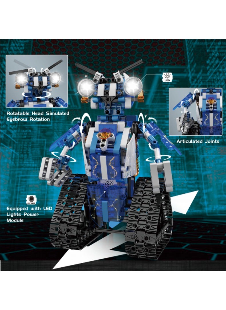 15059 Building Kit, STEM Project Robots, Remote Control and APP Control Ideas, Lightning Robot Kit, Planet Explorer Robot Building Kit, Programmable Robot Building Kit, Gifts for boys and girls, age 8 + (369PCS)