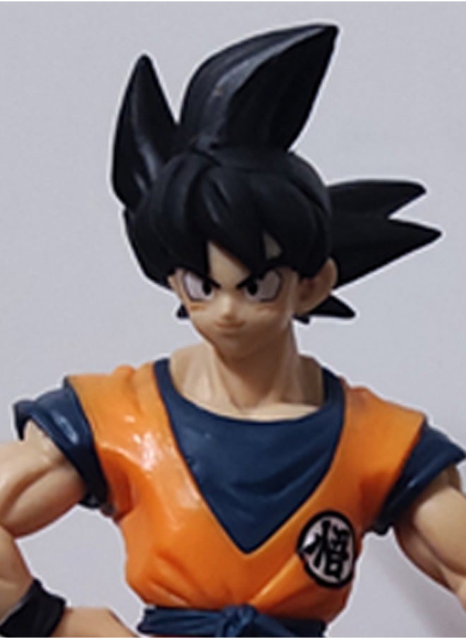 Dragon Ball Get a stick Son Goku  Action Figure Decorative Resin Sculpture Home Decor Statue, Art Figurine Home Ornament Decoration for Office, Living Room, Bedroom, Book Shelf, TV Cabinet, Desktop