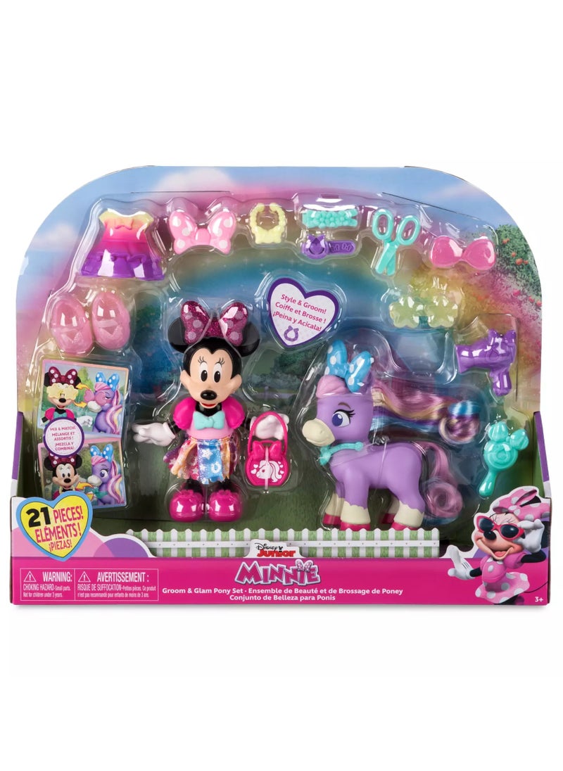 Minnie Mouse Groom & Glam Pony Set 88239