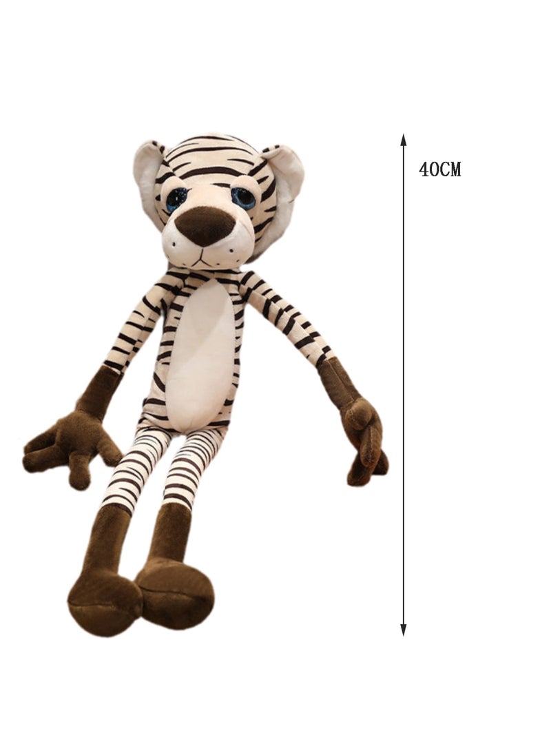 40 CM Cartoon Tiger Plush Toy Soft Stuffed Cute Animal Doll For Girls And Boys All Ages Gift