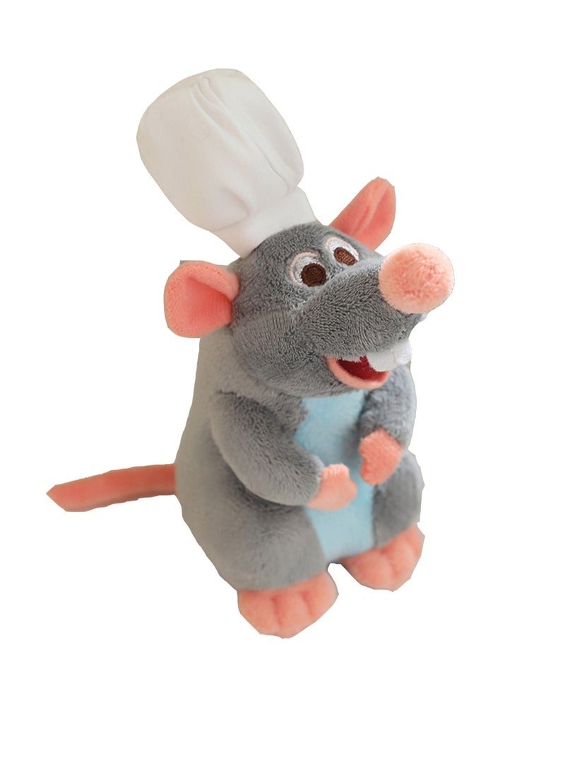 20 CM Cartoon Series Cute Mouse Plush Toy Soft Stuffed Doll For Girls And Boys All Ages Gift（Dark Gray）