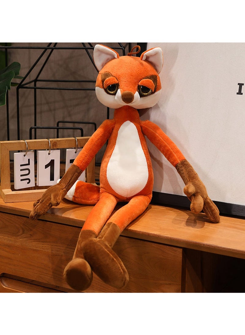 40 CM Cartoon Fox Plush Toy Soft Stuffed Cute Animal Doll For Girls And Boys All Ages Gift