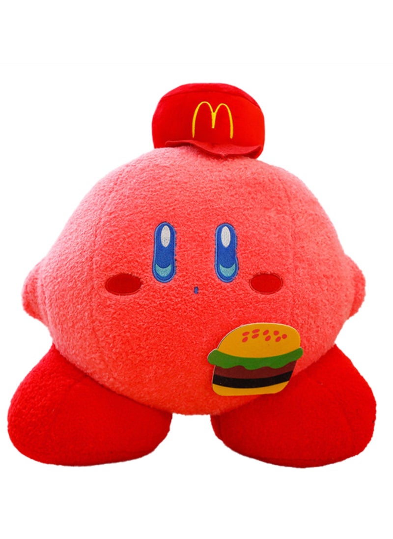 Kirby Doll Hamburger Plush Toy Doll Cartoon Ragdoll Bed Sleeping Pillow Girl Birthday Gift