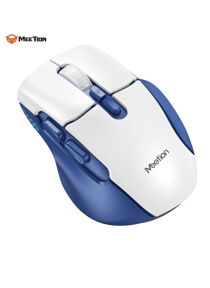 MEETION Wireless Dual-Mode Ergonomic Mouse BTM001 Ergonomic Design 2.4g Bluetooth Dual Mode Multiple Colors Available