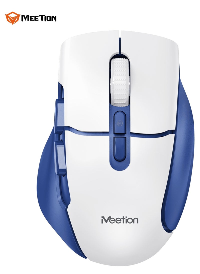 MEETION Wireless Dual-Mode Ergonomic Mouse BTM001 Ergonomic Design 2.4g Bluetooth Dual Mode Multiple Colors Available