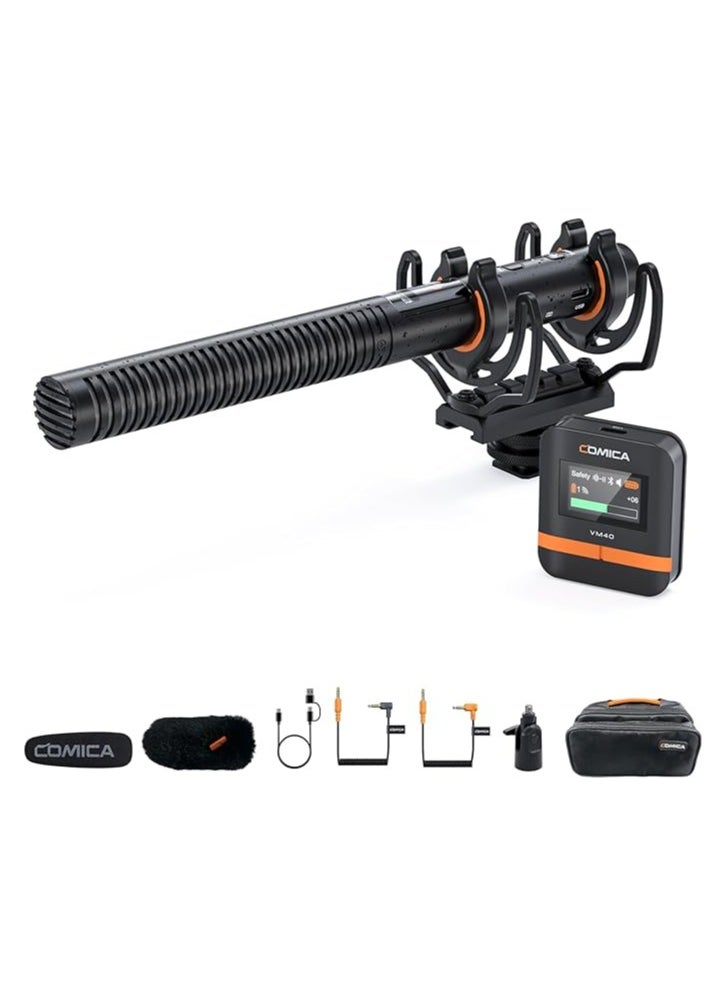 Comica Audio VM40 Wireless Shotgun Microphone System (2.4 GHz)