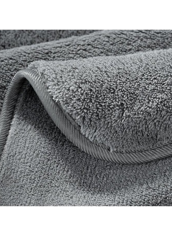 3 PCS Microfiber Bath Towel Set (Grey)