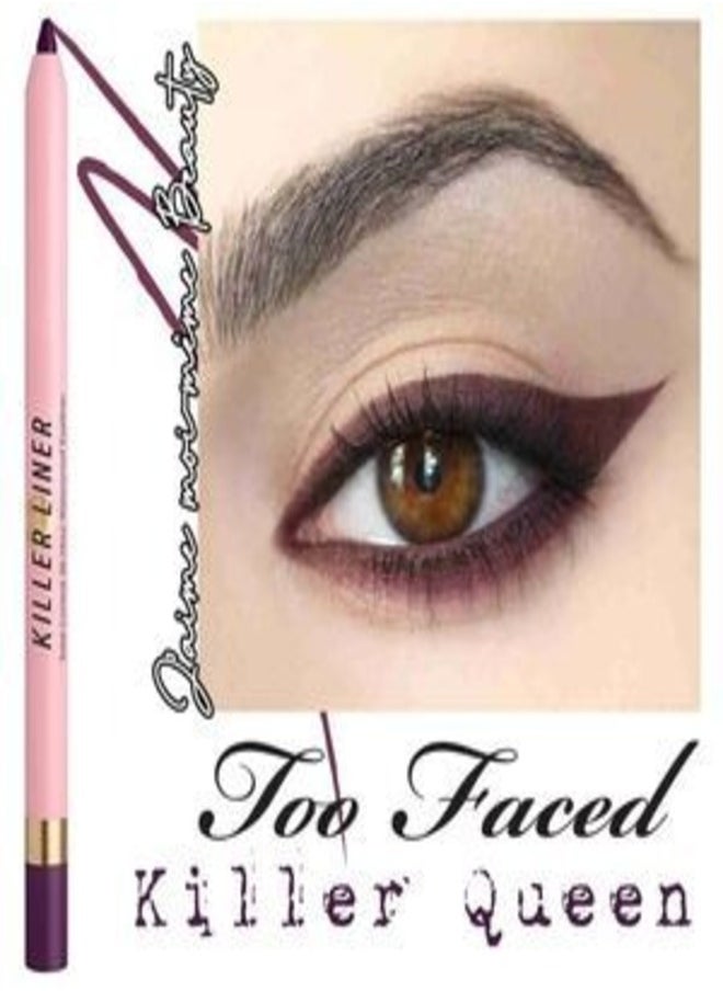 Too Faced Killer Liner 36 Hour Waterproof Gel Eyeliner  Killer Queen - Deep Plum 1.13g