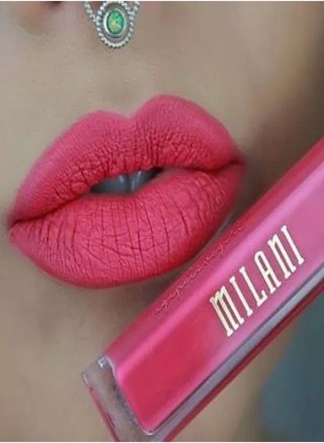 Milani Amore Matte Lip Crème, Shade 24 Cherish, 6g - Long-Lasting, Full Coverage Matte Liquid Lipstick