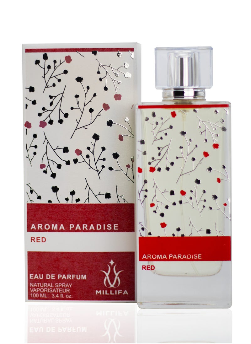 AROMA PARADISE RED by Millifa (100ml), Eau de Parfum, Luxurious, Premium Parfum for Unisex