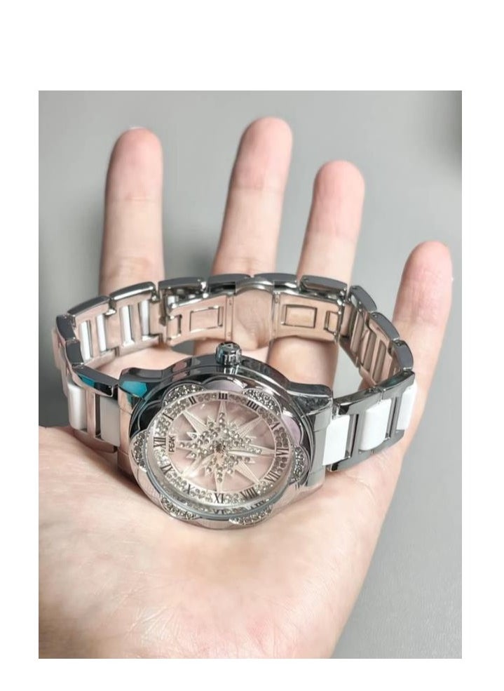 Ladies' Luxury Quartz Watch - Student Versatile Waterproof Watch