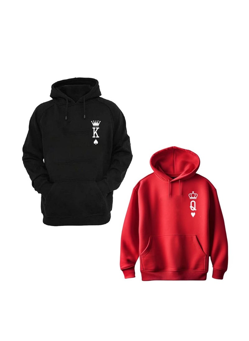 Valentines Day Couples Hoodies-Comfortable Hoodies For Boyfriend,Girlfriend,Husband Or Wife-Cute Outfits For Valentine's Day