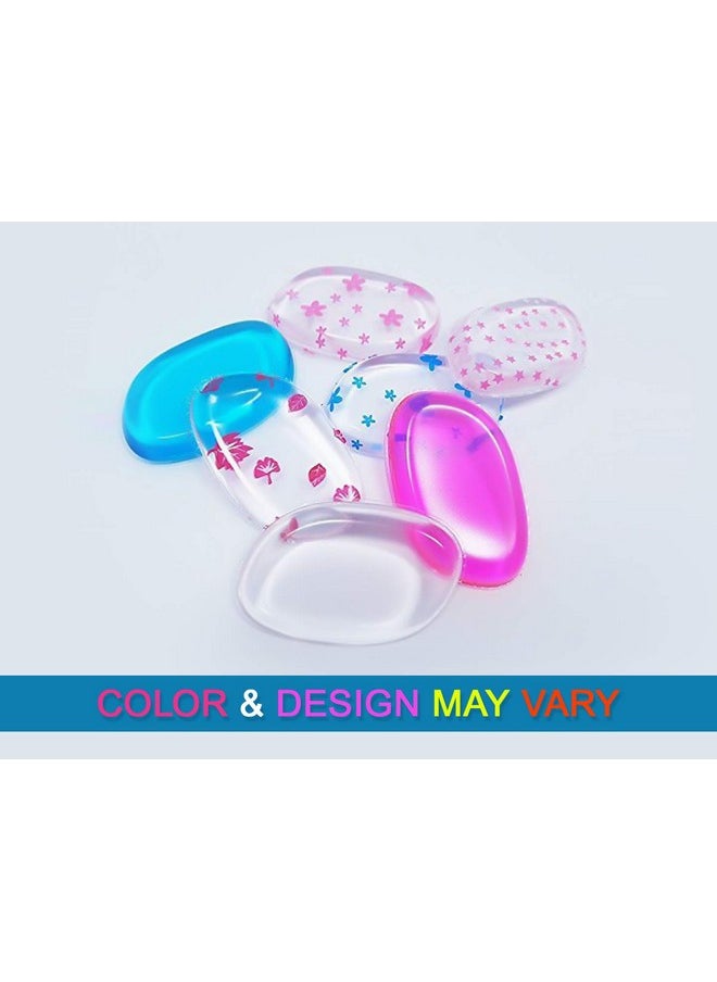 Silicon Foundation Sponge Multi Color(Color And Design May Vary) By Chhavi Creation