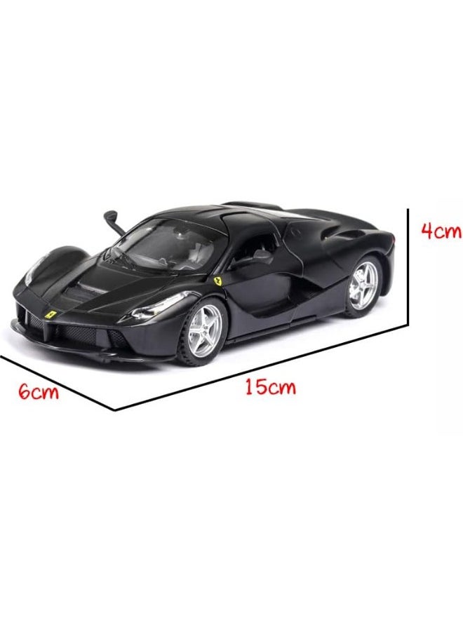 1/32 Alloy Collectible Race Car Model Toy, Diecast Zinc Alloy Pull Back Collectible Toy Car, Sound and Light Pull Back Model Car for Kids Boy Girl Gift