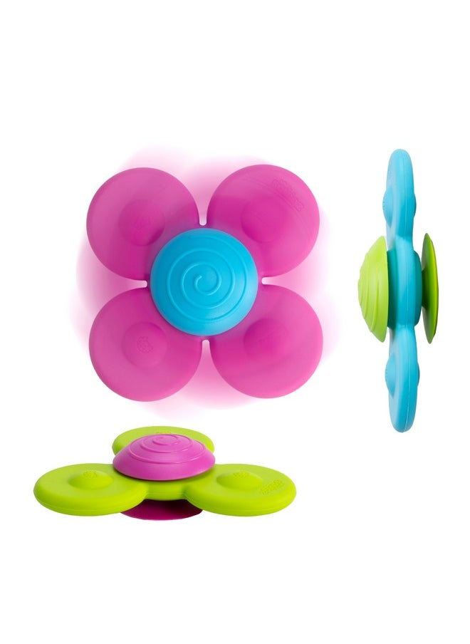 Whirly Squigz - 3 Silicone Spinners For Toddlers & Kids, 10 Mos+