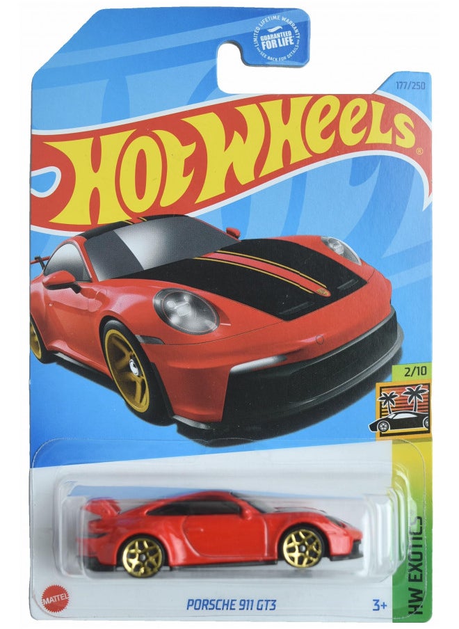 Hot Wheels Porsche 911 GT3, HW Exotics 2/10 [red] 177/250