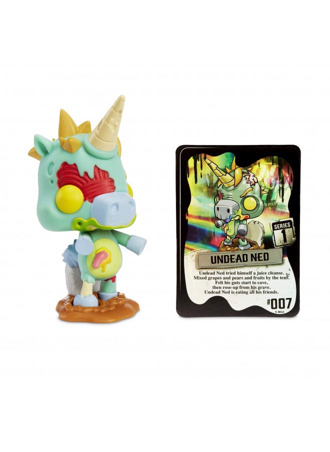 MGA Entertainment R.I.P. Rainbows in Pieces Gnarly, Messed Up Unicorn Character Undead Ned, Multicolor