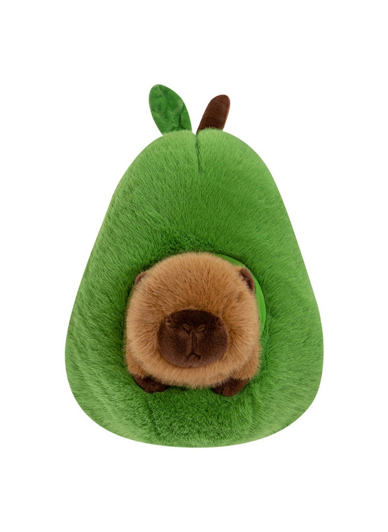 Cute Capybara Plush Toy Soft Stuffed Creative Doll Gift for Boys Girls All Ages (35cm)