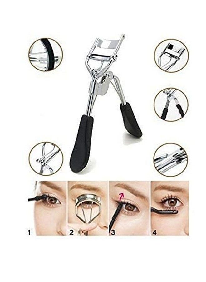 5 Pair Eyelash Eyelash Glue Eyelash Curler With 36 Hrs Eyeliner Combo Kit