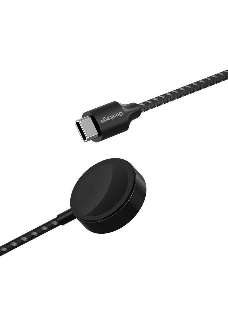 CA05 Apple Watch to USB-C Fast Charging Cable with Over-Current, Over-Voltage, Over-Temperature Protection and Braided Design