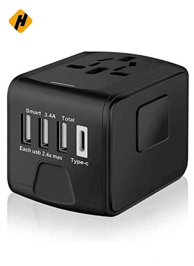 Universal World Travel Power Adapter International Power Adapter Worldwide All in One AC Outlet Power Plug Adapter