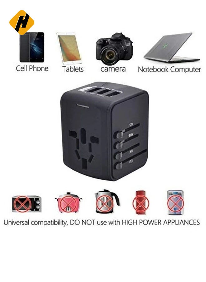 Universal World Travel Power Adapter International Power Adapter Worldwide All in One AC Outlet Power Plug Adapter