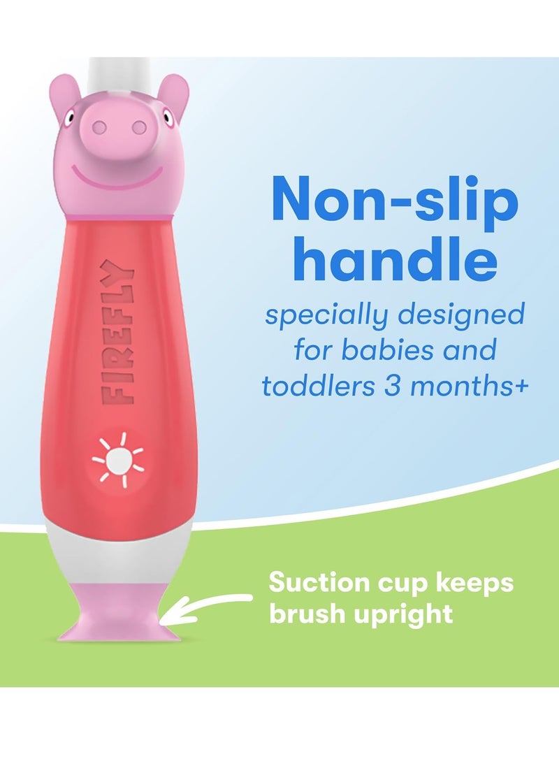 Firefly First Peppa Light Up Timer Toothbrush with Extra Soft Bristles, 1 Count