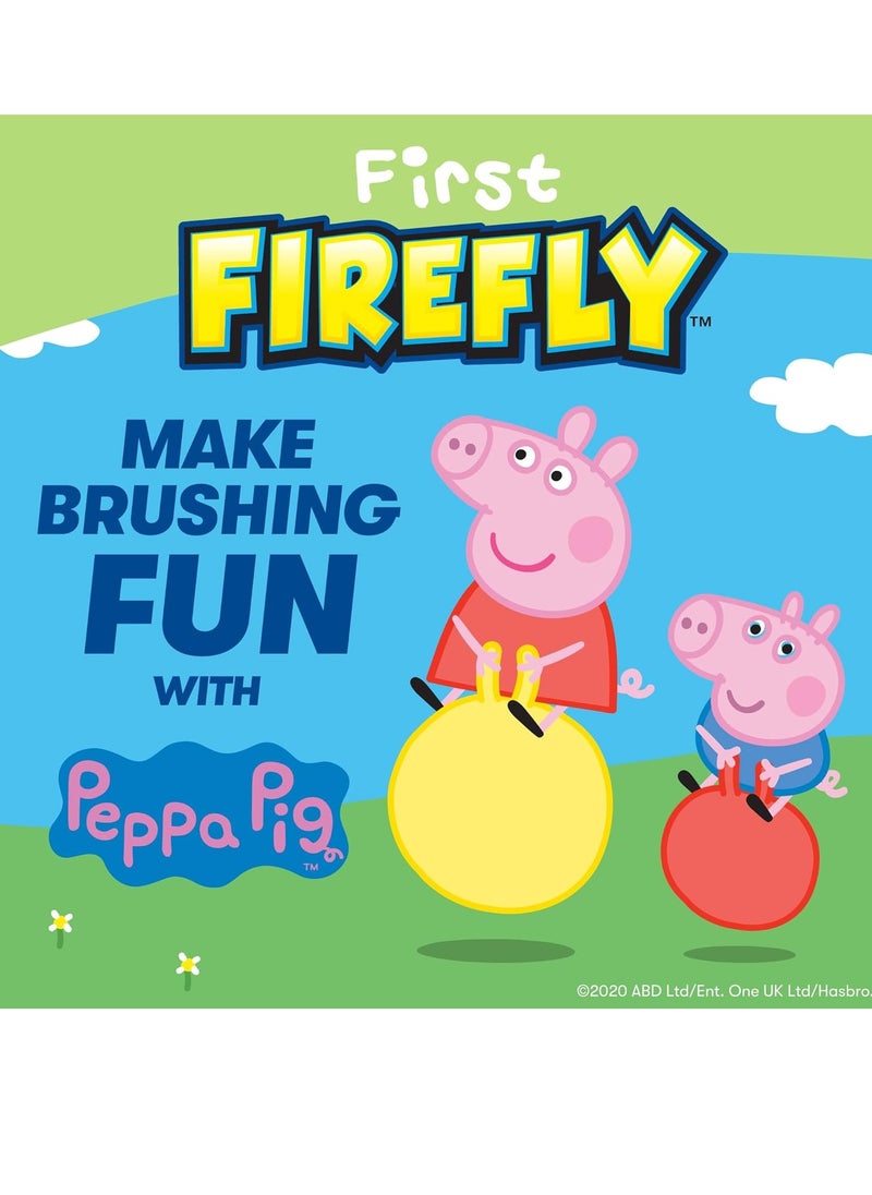 Firefly First Peppa Light Up Timer Toothbrush with Extra Soft Bristles, 1 Count